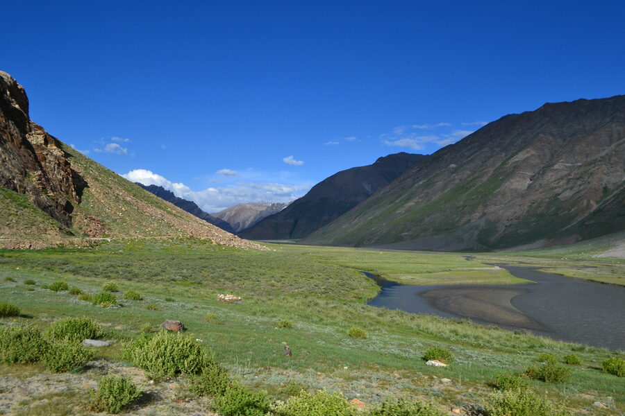 Flusstal im Zanskar, Ladakh